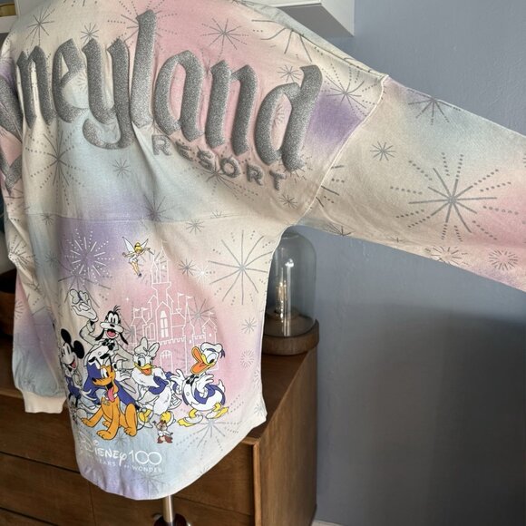 Disney Spirit Jersey XS Mickey & Friends 100 Years Fireworks Disneyland Resort - Picture 8 of 9